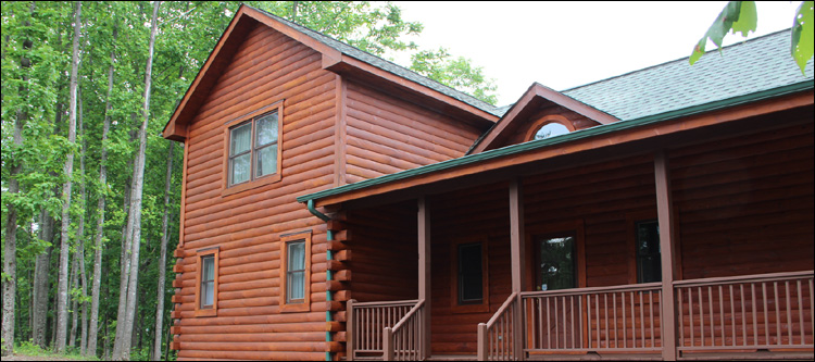 Log Home Staining in Gallipolis, Ohio