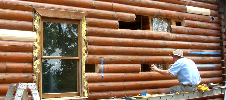 Log Home Repair Rio Grande, Ohio